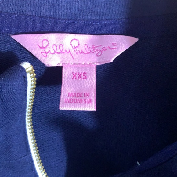 Lilly Pulitzer Quarter Zip Pullover Size XXS - Picture 7 of 10